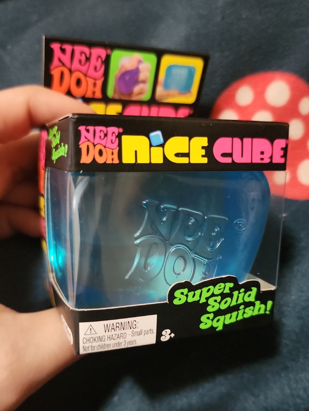 Nice Cube Super Solid Squish Toy - Blue